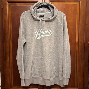 Hooey Fleece Hoodie Gray size XL.